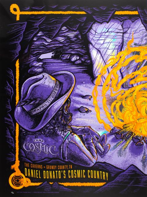 Camp Cosmic 2025 — Purple Foil Diptych Night One