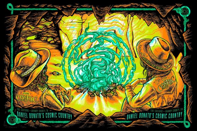 Camp Cosmic 2025 — Yellow Black Light Uncut